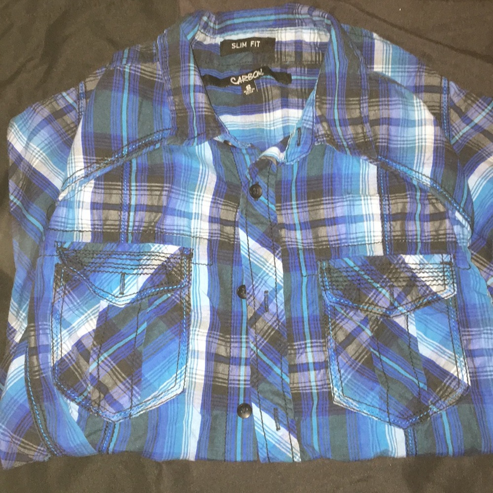 Carbon button down